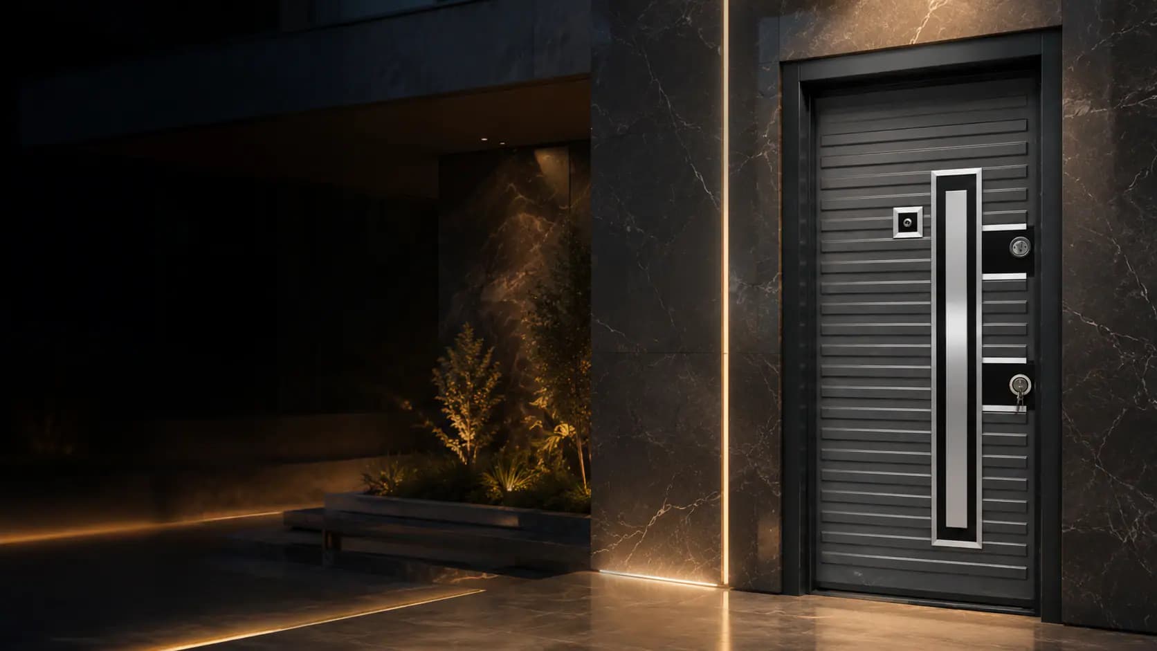 Antrasit Yatay Camlı